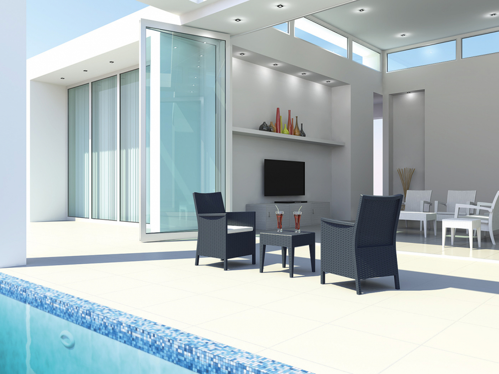 Кресло пластиковое плетеное с подушкой Siesta Contract California, антрацит