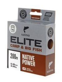 Леска монофильная Salmo Elite CARP & BIG FISH 200м, 0.30мм