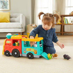 Fisher-Price Little People - обучающий поезд + 5 питомцев HHH93
