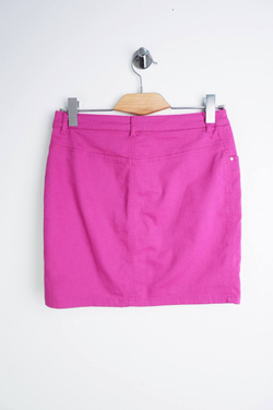 Юбка H&M цвета сочной ягодки, маркировка 40, визуально на 46 размер