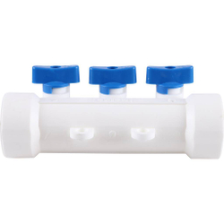 Коллекторы без воздухоотводчика KALDE 3 вых/синий