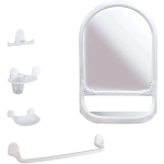 Набор для ванной комнаты Аква №5 (белый)