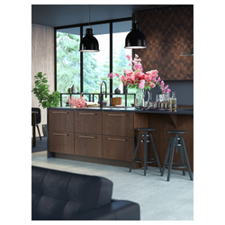 IKEA SVARTNORA  (ИКЕА СВАРТНОРА)  -  Подвесной светильник, черный, 38 см