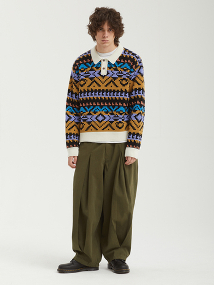 Мужской Свитер Obey Geo Polo