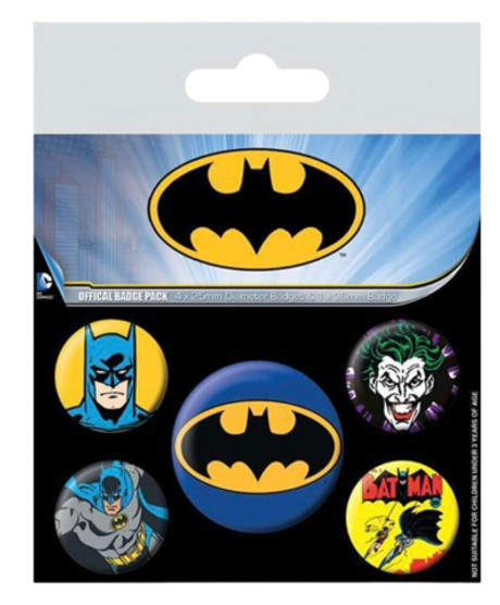 Набор значков Batman Бэтмен
