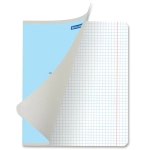 Тетрадь 12 л. BRAUBERG КЛАССИКА NEW клетка, обложка картон, СИНЯЯ, 105686