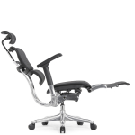 Кресло FALTO Ergohuman Elite 2 с подножкой ( чёрный каркас /сетка чёрный T-168-B1 Black )