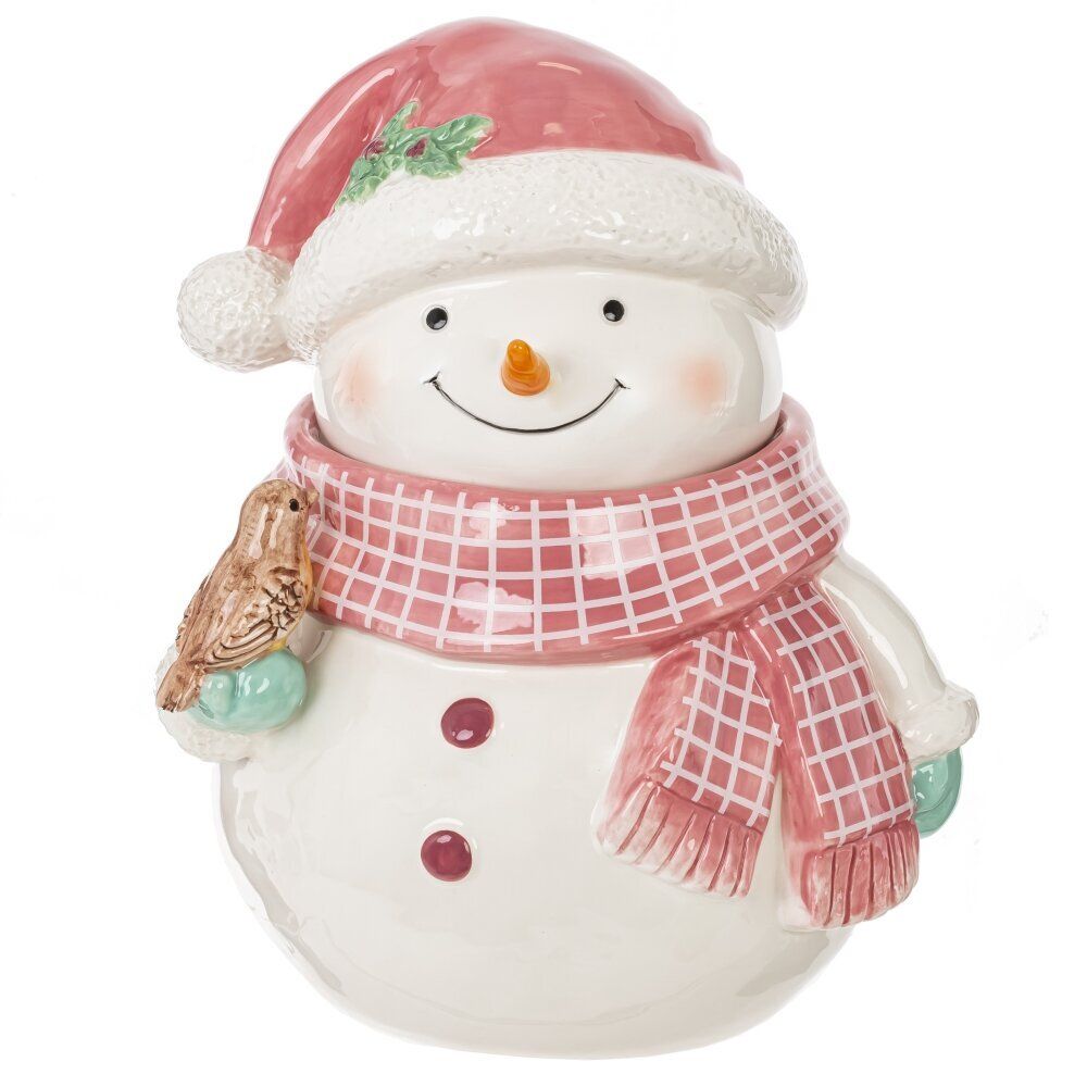 GAEM Конфетница "Снеговик", 1400 мл, L17 W15 H22 см