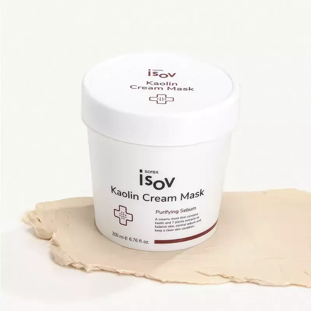 Kaolin Cream Mask Isov Sorex | Сливочная маска для баланса жирной кожи