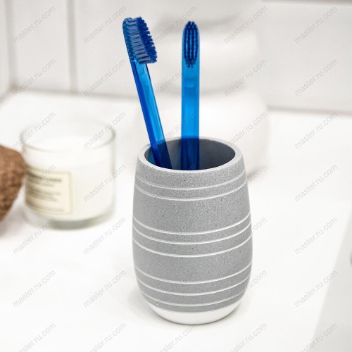 Granit стакан для зубных щеток, материал полирезин 7,7*10,6см