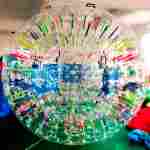 Светящийся зорб "Neo" ТПУ, усиленные сиденья, диаметр 3 м