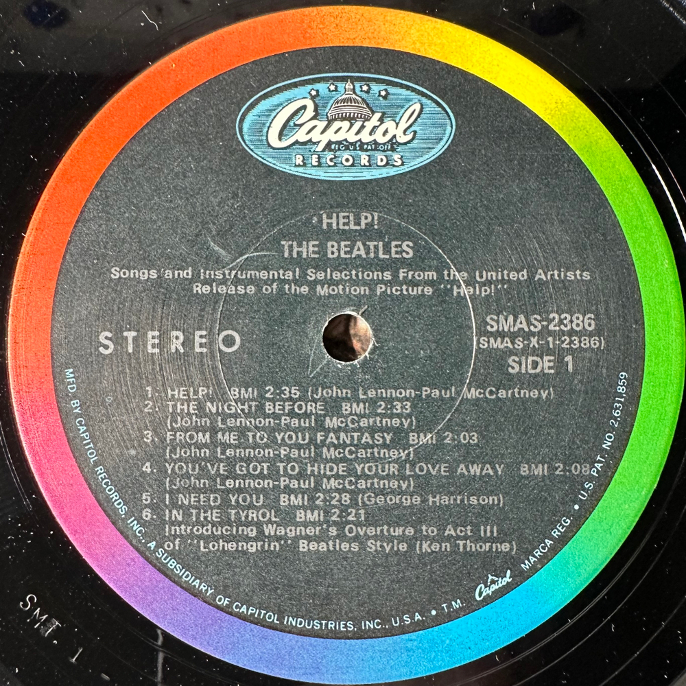 The Beatles ‎– Help! (США 1968г.)