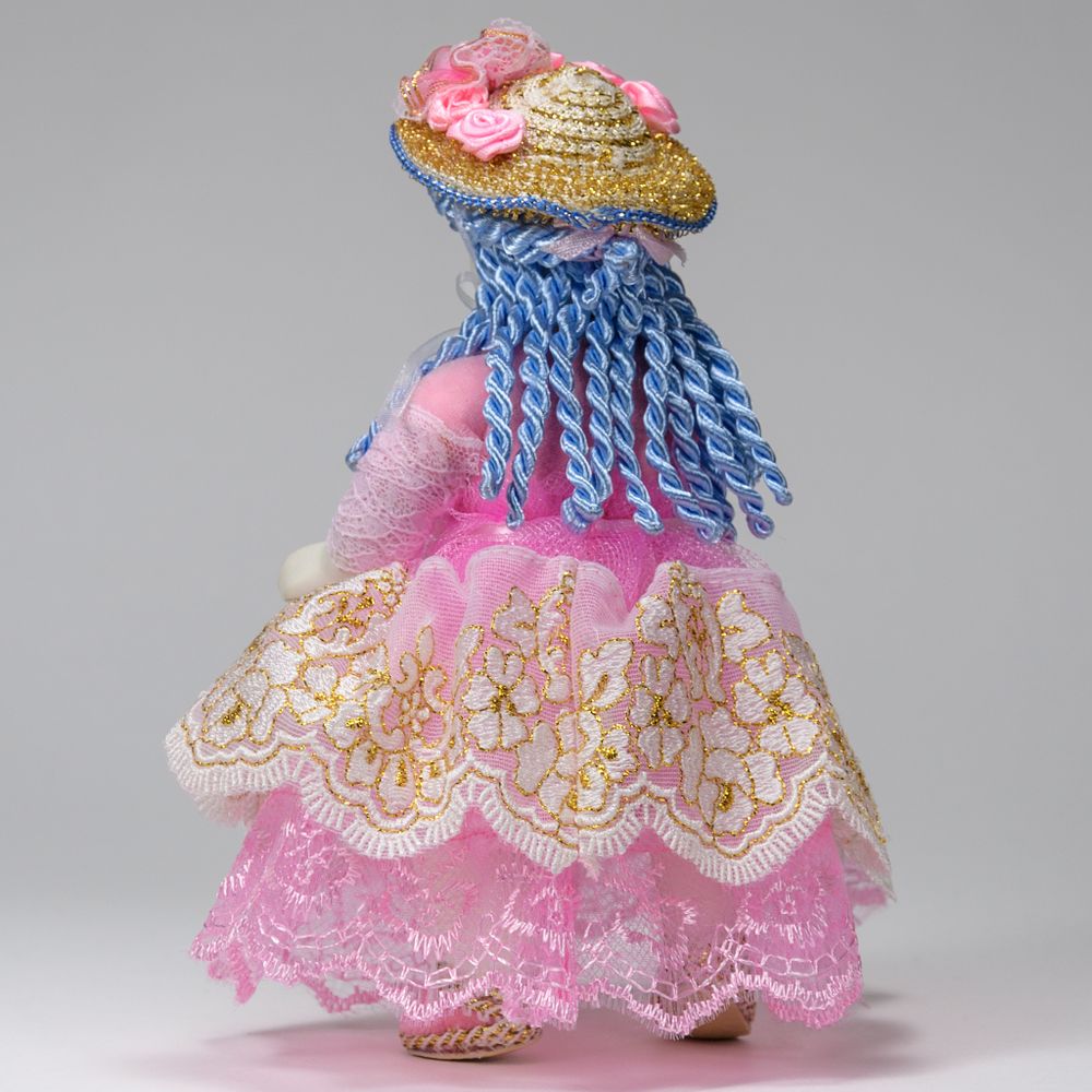 Интерьерная кукла Мальвина в шляпе