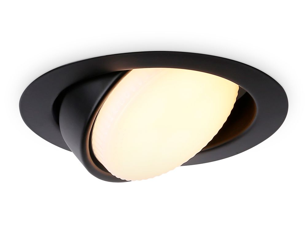 Светильник встраиваемый G10123 BK черный GX53 max 12W D120*48