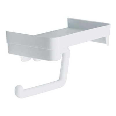 Держатель для туалетной бумаги с полочкой