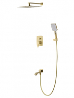 Душевая система встраиваемая WONZON & WOGHAND FLEX, Брашированное золото (WW-88939072-BG)