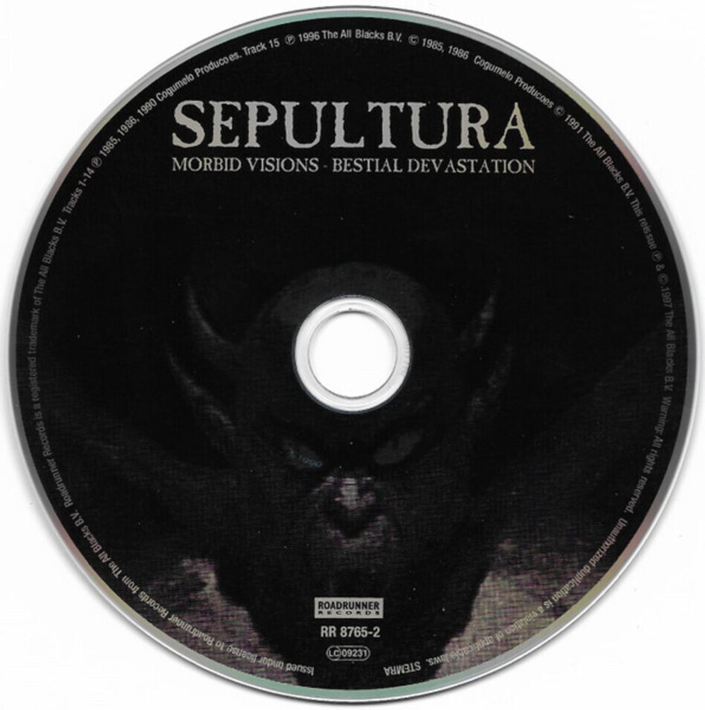 Sepultura / Morbid Visions — Bestial Devastation (CD)