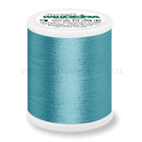 Нитки вышивальные вискоза Madeira Rayon №40, 1000 м, цв. 1096, 9841, 5 катушек