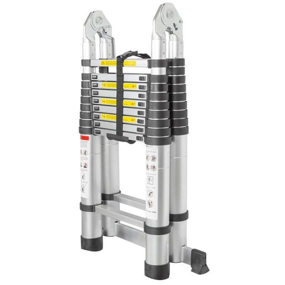 Лестница телескопическая алюминиевая Forsage 3,1м