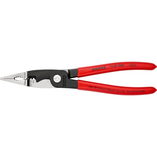 Электромонтажные клещи черненые 200 мм Knipex 13 81 200