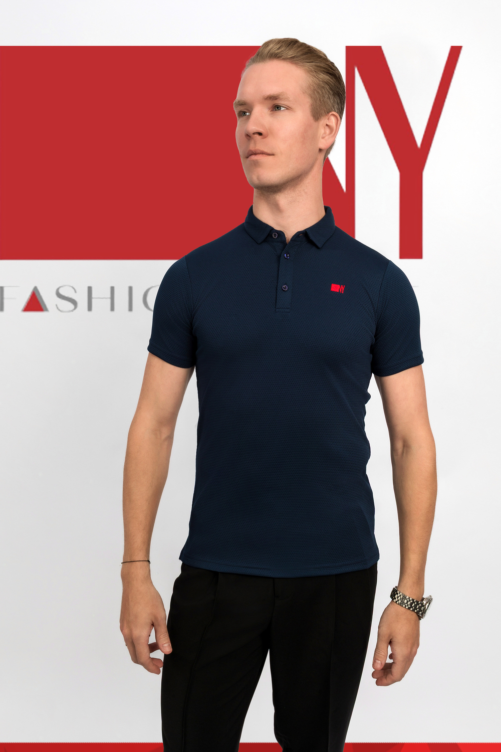 Поло Regular-Fit blue