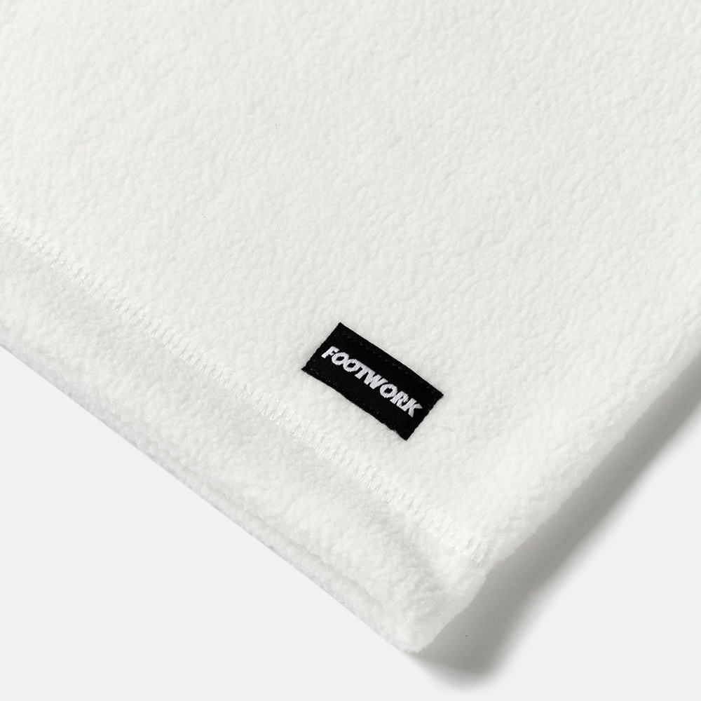 Флисовый шарф-труба Footwork Hoop White