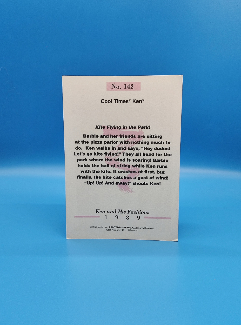 Аксессуар винтажная карточка Барби 90х 03992