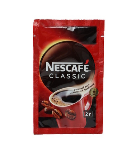 Кофе растворимый "Nescafe Classic" 2г. пакетик