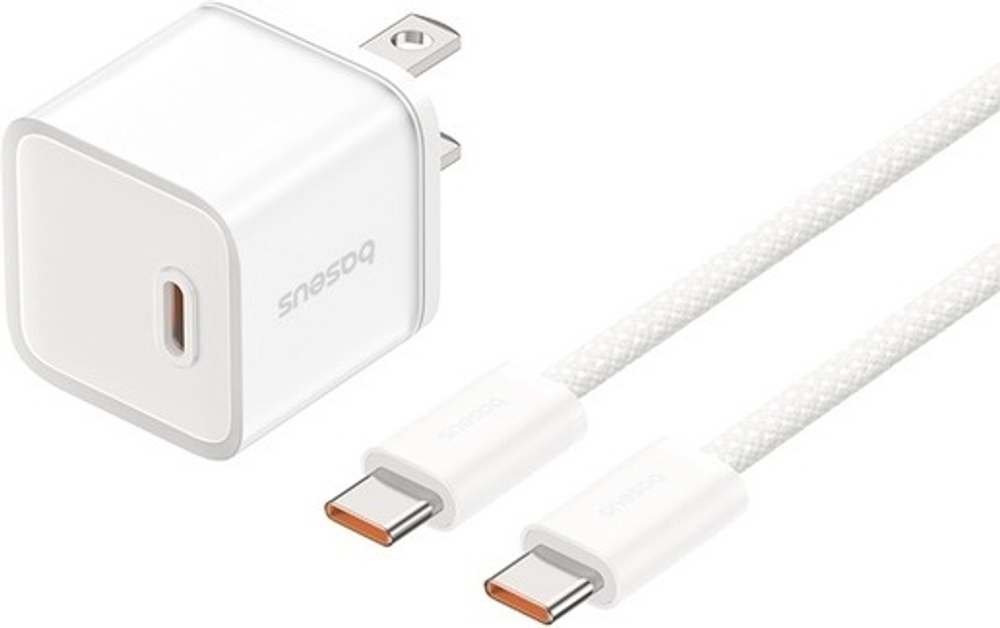 Зарядное устройство Baseus P10162501213-02 USB Type-C белый