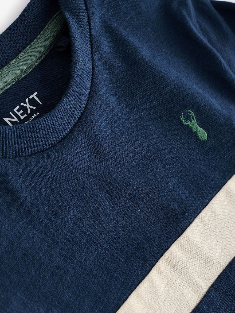 Лонгслив для мальчика Next 681-867, Темно-синий