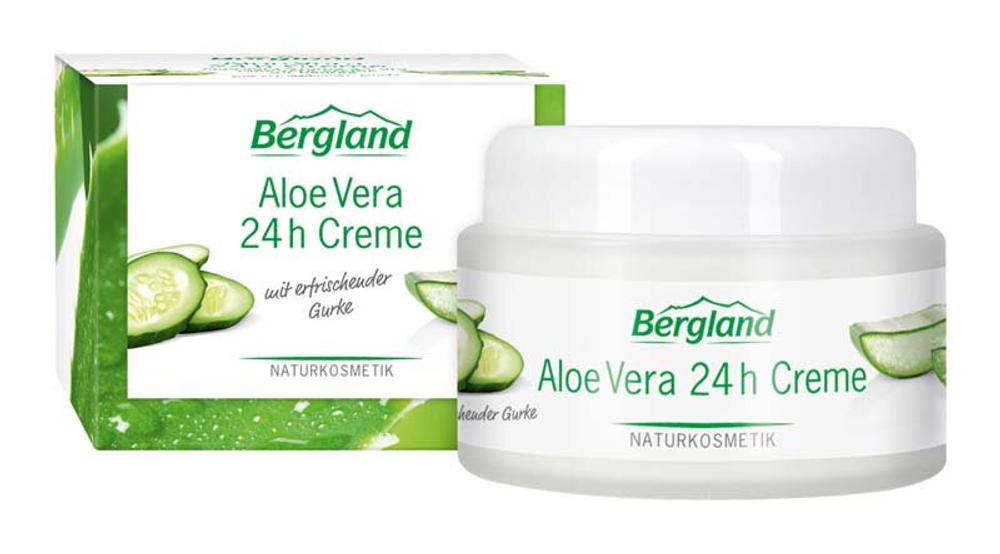 Крем Bergland с алоэ вера 24 часа, 50 мл
