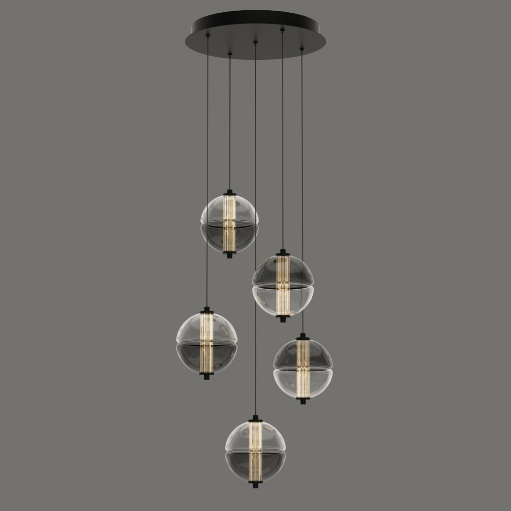 Подвесной светильник MD24022079-5A black/smoky