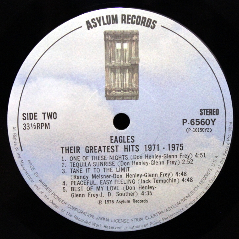 Eagles / Their Greatest Hits 1971-1975 (LP)