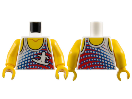 Майка Torso с силуэтом серфера