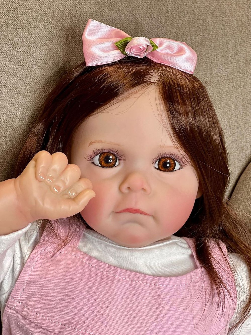 Кукла Реборн мягконабивная 60см в пакете (FA-088A)