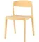 Стул Moris пластик бледно-желтый