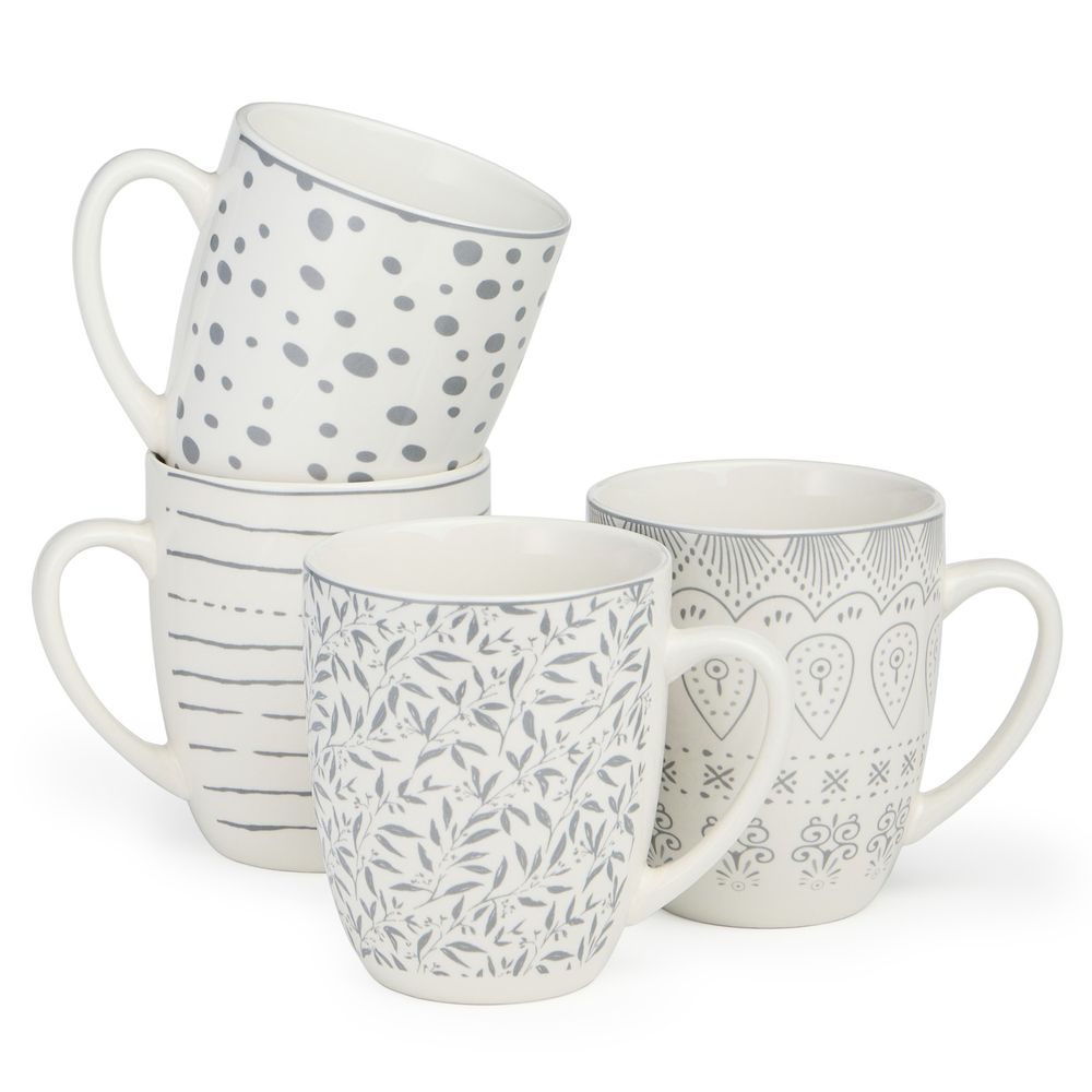 НАБОР КРУЖЕК BRONCO "DREAMS" 4 ШТ. 360 МЛ.