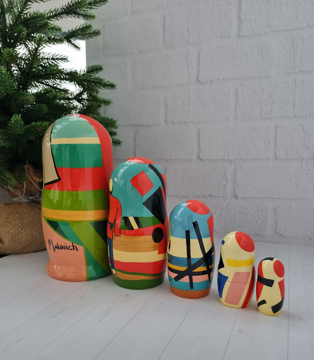 Матрёшка 5м 18см Кандинский-Малевич