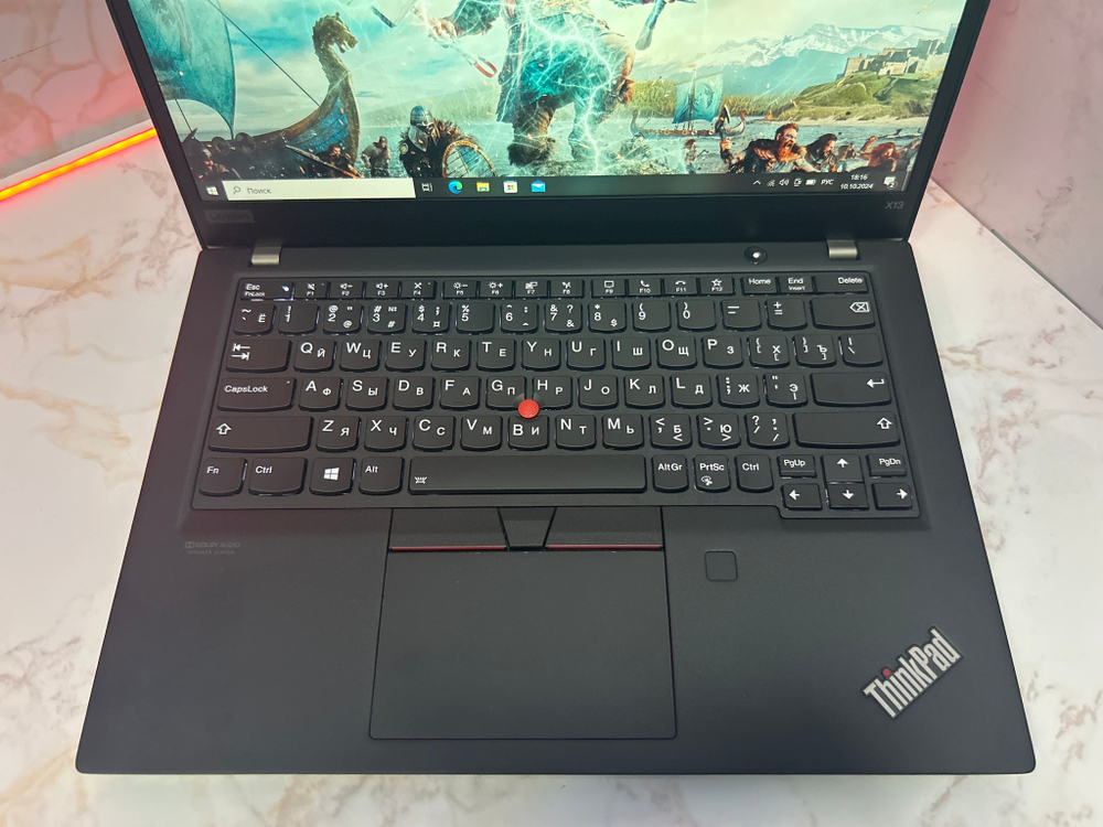 Ноутбук Lenovo ThinkPad X13 Gen 1. Intel Core i5-10210U/RAM 8Gb/SSD 512Gb/Intel UHD/13.3"/1920*1080/Windows 10/Цвет: Чёрный/BackLight LED