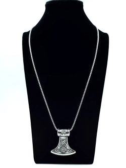 Цепь с подвеской Топор славянский оберег Гром Секира Перуна