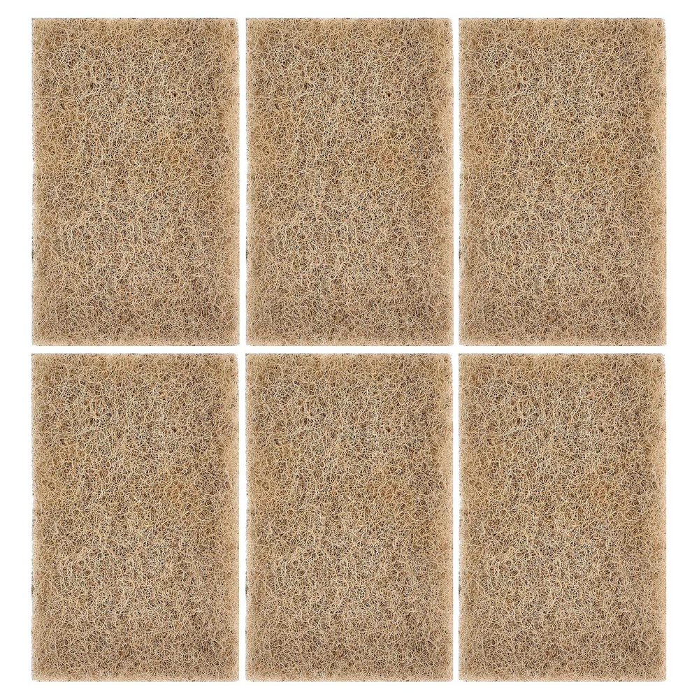 Full Circle, спонж из скорлупы грецкого ореха, 6 пакетиков, 10 х 2,75 см (4,4 х 2,75 дюйма)