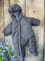 Конверт на выписку + комбинезон "Tan Kids" (демисезоный) (Цвет: Серый)