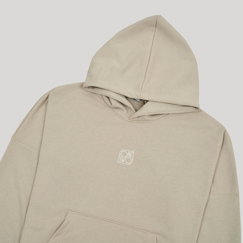 Hoodie LOGO Silver Cloud