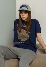 Футболка Bowery NYC "Mad Dogs" Vintage Mood Indigo