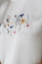 Легкая белая блуза Тамбовчанка