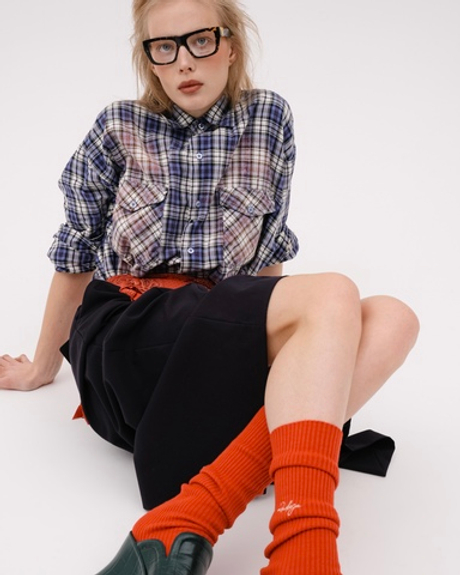 Гетры с шерстью Ржавчина