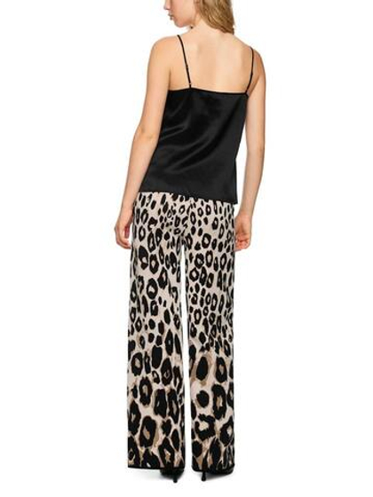 Marc Cain Топ из шелка с кружевом