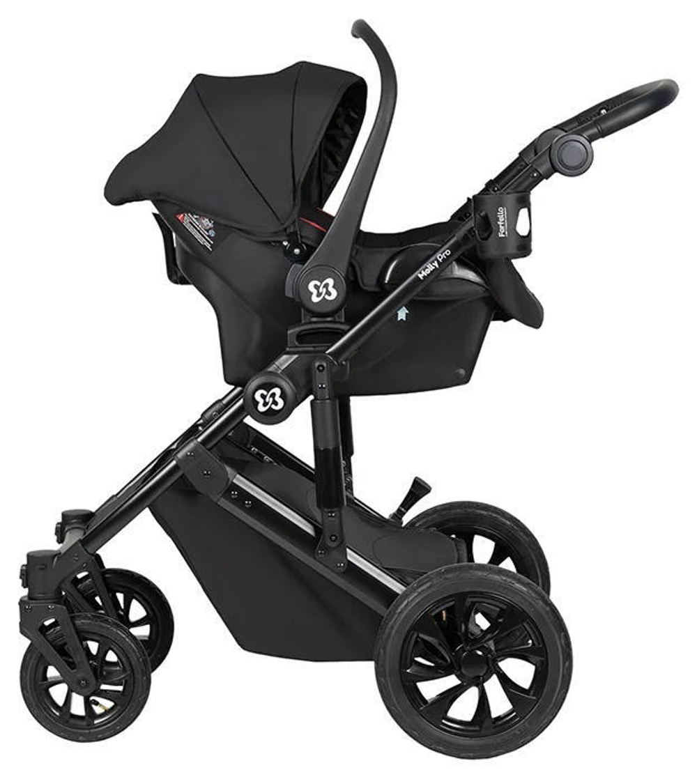 Детская коляска Farfello Molly Pro 3 в 1 черный