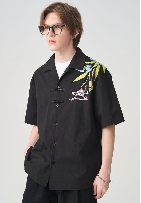 Рубашка HARSHandCRUEL "Flowers" Short Sleeve Shirt