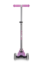 Самокат Maxi Micro Deluxe Glow Plus (светящийся) LED яркий сиреневый